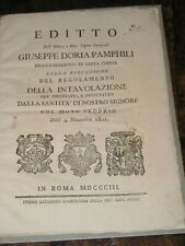 Editto pamphili pro usato  Italia