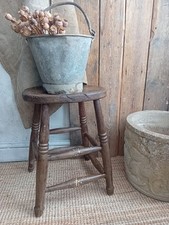 Oak country stool for sale  SUDBURY