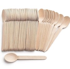 Wooden disposable spoons for sale  WALSALL