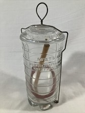 Freezer de sorvete antigo The Sanitary Crystal Glass consolidado Mfg Co 1899, usado comprar usado  Enviando para Brazil