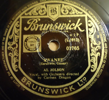 78rpm record jolson for sale  NORTHAMPTON