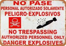 Metal sign trespassing for sale  Minneapolis