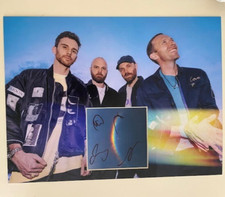 Coldplay hand signed for sale  BRIERLEY HILL