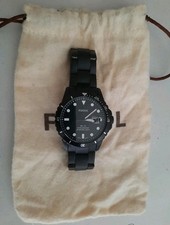 Usado, Relógio de quartzo preto FOSSIL FB-01 FS5659 aço inoxidável 10 ATM. comprar usado  Enviando para Brazil