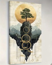 1pc Framed Surreal Landscape comprar usado  Enviando para Brazil