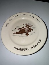 Hamburger Heaven "Apenas os melhores novilhos podem entrar" Prato Restaurante Ware NYC 4 comprar usado  Enviando para Brazil