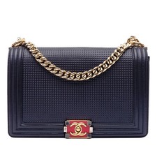 Chanel navy medium for sale  Minneapolis
