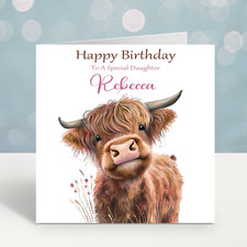 Personalised highland cow for sale  MANSFIELD
