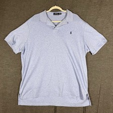 Camisa polo masculina Ralph Lauren jersey XXL pó sólido azul pônei, usado comprar usado  Enviando para Brazil