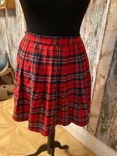 Red tartan check for sale  LEIGH