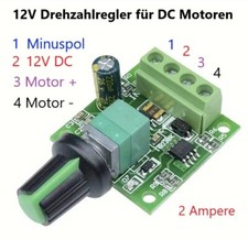 12v motor drehzahlregler gebraucht kaufen  Reutlingen