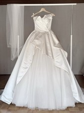 Prinzessinnen brautkleid glitz gebraucht kaufen  Gifhorn