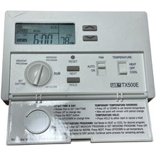 Termostato programável Lux TX500E 5/2 dias display digital branco montado na parede comprar usado  Enviando para Brazil