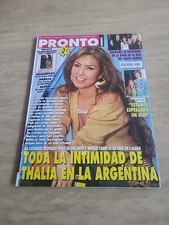 Revista THALIA - PRONTO Argentina 2002, usado comprar usado Revista THALIA - PRONTO Argentina 2002, usado comprar usado  Enviando para Brazil
