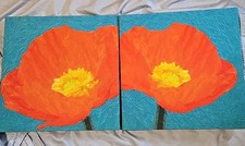 Orange blue flower for sale  Bloomingburg
