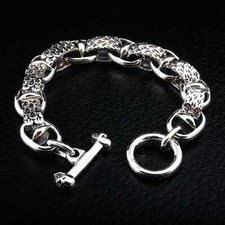 Pulseira de prata esterlina 925 com cobra comprar usado  Enviando para Brazil