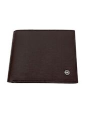 Carteira Montblanc Bifold/Couro/Brw/Liso/Masculino Original Accessroy Limited Co comprar usado  Enviando para Brazil