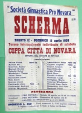 Manifesto società ginnastica usato  Vimodrone