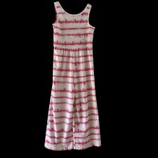 Macacão Zara Kids novo sem etiquetas Tie Die rosa branco leve sem mangas tamanho 11/12 infantil comprar usado  Enviando para Brazil