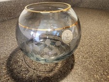 etched bowl glass for sale  Chattanooga