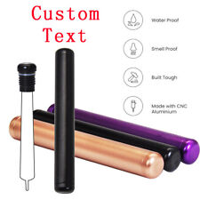 Estojo recipiente à prova d'água personalizado alumínio king size tubo cone armazenamento à prova de cheiro comprar usado  Enviando para Brazil