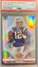 2008 Donruss Threads Tom Brady #'d/250 Bronze Holofoil PSA 9 Perfeito Pop 6 #23 Cabra comprar usado  Enviando para Brazil