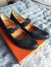 Clarks black structured for sale  TIVERTON