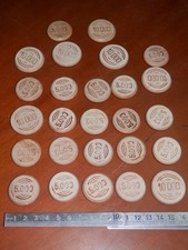 Lotto vecchie fiches usato  Salerno