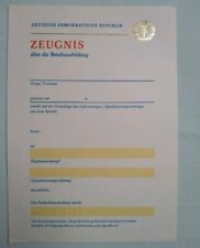 Ddr riginal zeugnis gebraucht kaufen  Briesen (Mark)