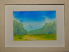 Aquarelle ciel sentier d'occasion  Mimizan