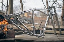 Triumph Pré Unidade Quadro Cromado Rígido Front End Old Show Bike MCM Chopper T100 6T comprar usado  Enviando para Brazil