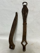 2 alças antigas de ferro fundido para levantadores de olhos com tampa de fogão a lenha comprar usado  Enviando para Brazil