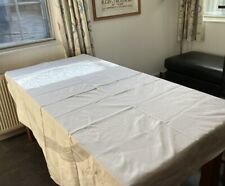 White cotton tablecloth for sale  HERTFORD