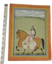 Pintura em papel miniatura de rei de ataque de cavalo comprar usado  Enviando para Brazil