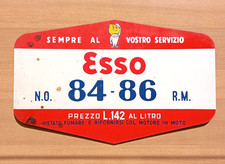 Targa esso benzine usato  San Giuliano Milanese
