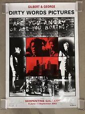 Gilbert george signed for sale  LONDON