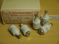 Schmelzeinsätze schmelzsicher gebraucht kaufen  Eisleben