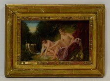 XIX wiek, stary obraz François Bouchera „Diana bei Baden”, olejny. na sprzedaż XIX wiek, stary obraz François Bouchera „Diana bei Baden”, olejny. na sprzedaż  PL