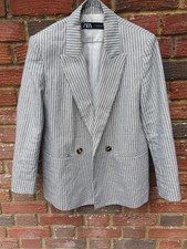 Zara striped linen for sale  SOUTH CROYDON