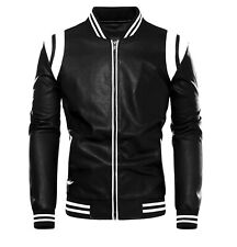 Kunstlederjacke bikerjacke mot gebraucht kaufen  Essen