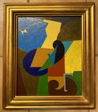 Tableau abstrait huile d'occasion  Beauvais