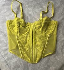 Yellow primark corset for sale  ASHTON-UNDER-LYNE