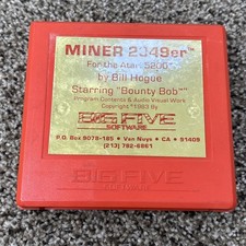 Carrinho vermelho Miner 2049er Atari 5200 SOMENTE CARTUCHO | Testado comprar usado Carrinho vermelho Miner 2049er Atari 5200 SOMENTE CARTUCHO | Testado comprar usado  Enviando para Brazil
