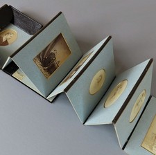 FOTO de couro antiga do século XIX álbum família desdobrável CRIANÇAS George Squire LONDRES comprar usado  Enviando para Brazil