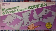 Dinosaur prehistorics stencils for sale  Walker