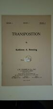 Transposition book kathleen for sale  LONDON