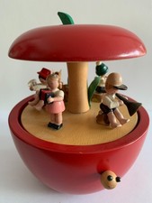 Spieldose erzgebirge apfel gebraucht kaufen  Weißenhorn