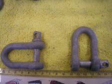 Galvanised shackles 6cm for sale  READING