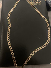 mens solid gold necklace for sale  BOURNEMOUTH