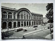 TORINO stazione Porta Nuova BUS Filovia TRAM vecchia cartolina, usado comprar usado  Enviando para Brazil